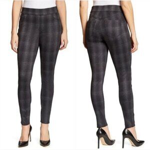 NWOT Nine West Heidi Black & Gray Crossroads Plaid Pull-On Skinny Jeans …